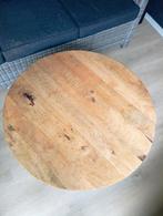 Mooie ronde tafel bladen van mangohout, Huis en Inrichting, Tafelonderdelen, 50 tot 100 cm, Rond, Zo goed als nieuw, Ophalen