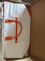 Witte tas met oranje accenten | Sporttas | Reistas, 40 tot 60 cm, 20 tot 30 cm, Wit, Nieuw
