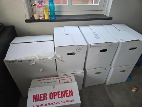Verhuisdozen, Doe-het-zelf en Verbouw, Kratten en Dozen, Zo goed als nieuw, Doos, Ophalen