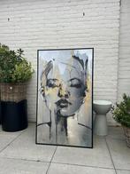 Schilderij Vrouw met goud, Ophalen, Zo goed als nieuw, Schilderij