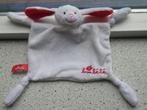 3 X Knuffeldoek konijn of konijntje merk Bonbébé, Ophalen of Verzenden, Zo goed als nieuw, Konijn