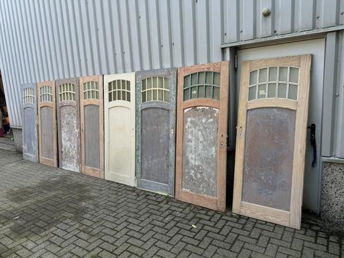 8 stuks prachtige franse binnendeuren uit 1903, Doe-het-zelf en Verbouw, Deuren en Horren, Zo goed als nieuw, Binnendeur, 200 tot 215 cm
