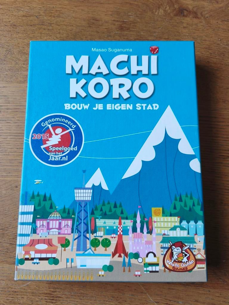 Machi Koro - Bouw Je Eigen Stad! l Dobbel-/kaartspel l 7+, Drie of vier spelers, Ophalen of Verzenden, Zo goed als nieuw, White Goblin Games