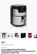 Princess digital airofryer xxl 4,5 liter, Ophalen of Verzenden, Nieuw, Airfryer XXL, 1500 gram of meer