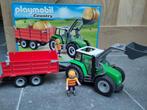 Playmobil 6130 Country Tractor met aanhangwagen, Ophalen of Verzenden, Zo goed als nieuw, Complete set