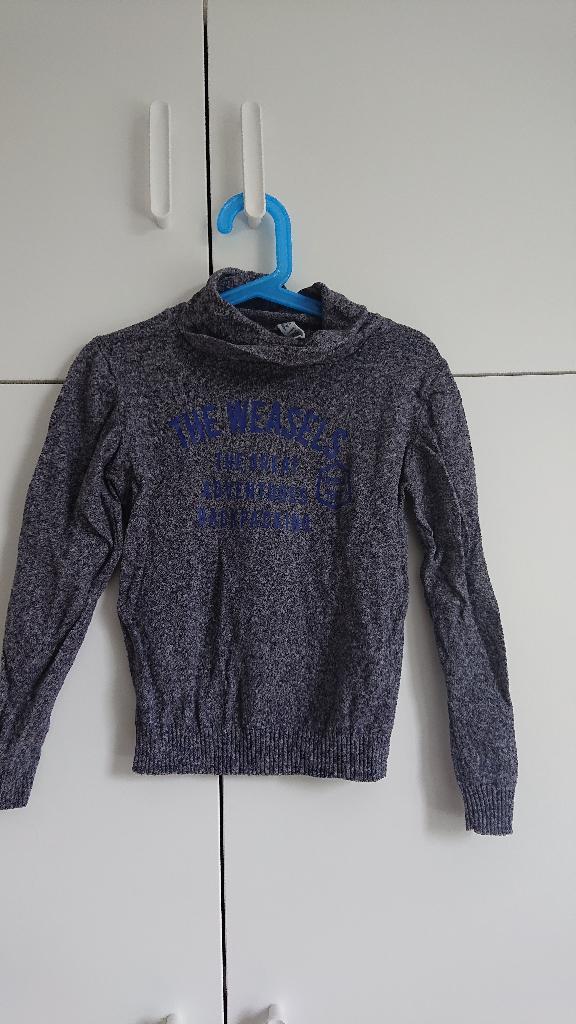 Longsleeve kolletje 'the weasels' van Hema - maat 110 116, Kinderen en Baby's, Kinderkleding | Maat 110, Gebruikt, Jongen, Trui of Vest