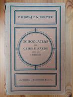 Bos schoolatlas,  36e druk, 1939, Boeken, Atlassen en Landkaarten, Gelezen, Wereld, Ophalen of Verzenden, Bosatlas
