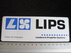 sticker lips drunen logo leaders in propeller systems, Verzenden, Zo goed als nieuw, Bedrijf of Vereniging