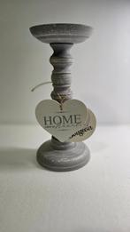 Kandelaar, Grijs, Nieuw, Ophalen of Verzenden, Hout