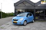 Opel Agila 1.2 Enjoy Automaat Navigatie Carplay, Auto's, 86 pk, Gebruikt, 4 cilinders, Blauw