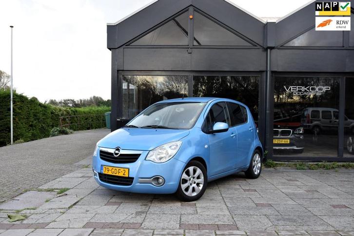 Opel Agila 1.2 Enjoy Automaat Navigatie Carplay, Auto's, Opel, Bedrijf, Te koop, Agila, ABS, Airbags, Airconditioning, Boordcomputer