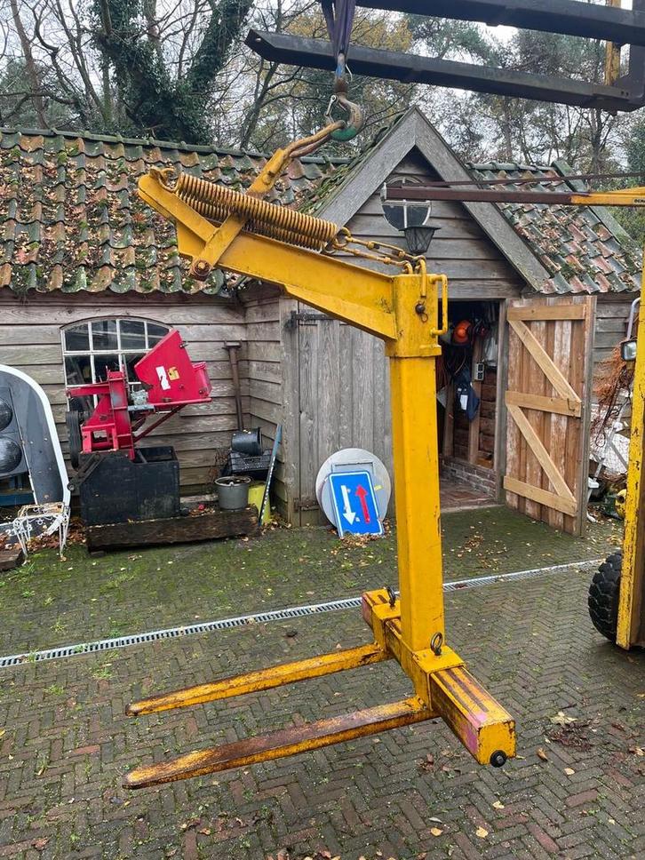 Zelfnivellerende Pallethaak - Bouwkraan/Vrachtwagen, Doe-het-zelf en Verbouw, Lieren en Takels, Ophalen of Verzenden