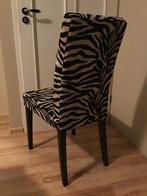 Stoel met zebraprint, Huis en Inrichting, Stoelen, Ophalen, Hout, Overige kleuren, Zo goed als nieuw