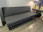 Grijze Slaapbank / Sofabed - 190x105 cm, Huis en Inrichting, Ophalen, Tweepersoons, Minder dan 150 cm