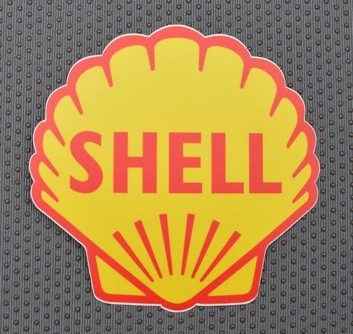 classic Shell logo sticker [1,50 p/s 2,00 voor 2 stuks], Verzamelen, Automerken, Motoren en Formule 1, Nieuw, Auto's, Verzenden