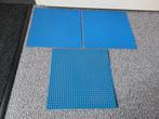 Partij W104=3x Lego grondplaten, Lego, Lego, Gebruikt, Lego