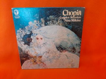 Nina Milkina - Chopin, Complete Mazurkas (3LP UK 1970) beschikbaar voor biedingen