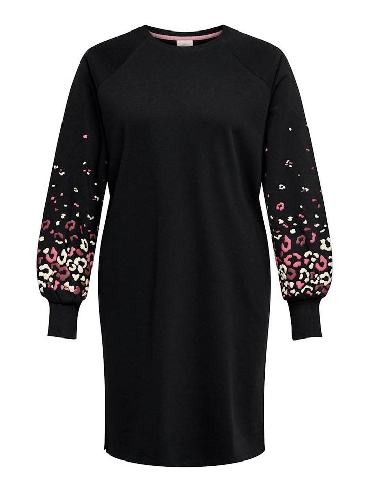 Zwarte sweatdress Carbrooke van Only Carmakoma Maat 50/52, Kleding | Dames, Grote Maten, Nieuw, Trui of Vest, Zwart, Ophalen of Verzenden