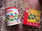 Houten Blokkendoos met Stof Autobaan, Ophalen of Verzenden, Zo goed als nieuw, Overige merken