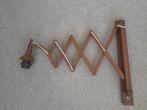 Schaarlamp scissor wood stock Deens, Ophalen, Gebruikt, Hout