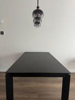 Goossens eettafel keramiek uitschuifbaar en stoelen 6pers, Ophalen, 50 tot 100 cm, Zo goed als nieuw, Vijf personen of meer