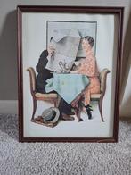 5 ingelijste prenten van Norman Rockwell, Antiek en Kunst, Kunst | Tekeningen en Foto's, Ophalen of Verzenden