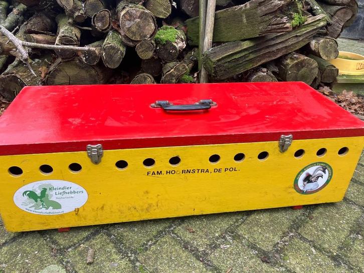 Vervoerskist duiven/kippen, Dieren en Toebehoren, Pluimvee | Toebehoren, Gebruikt, Overige typen, Ophalen