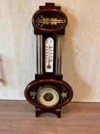 Antiek arts&crafts weerstation barometer, Ophalen of Verzenden, Gebruikt