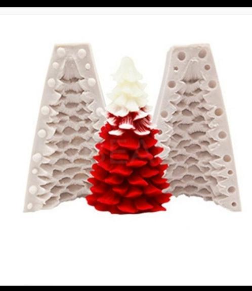 Kerstboom DIY Kaars Mallen -2 SETS, Diversen, Kerst, Nieuw, Ophalen of Verzenden