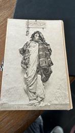 Mooie oude ansichtkaart(1900) bedoeïen vrouw ontblote borst, Ophalen of Verzenden, Voor 1920