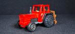 Majorette Tractor - Rood met ploeg  BIEDEN, Ophalen of Verzenden, Gebruikt, Auto
