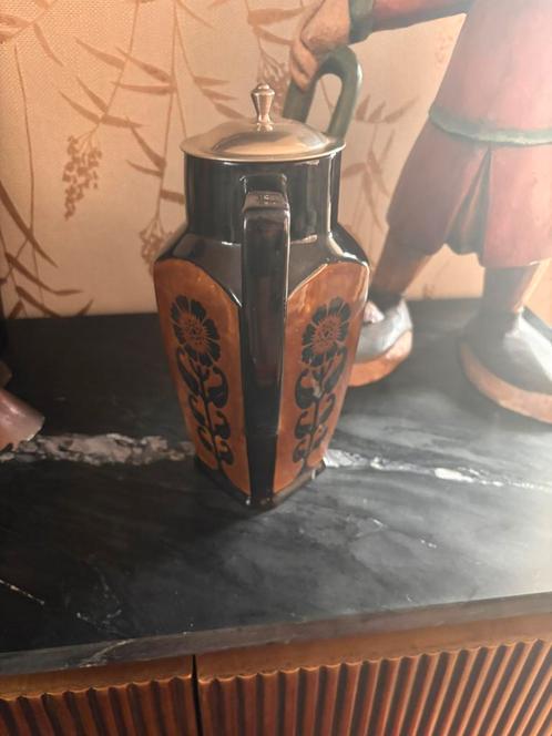 Art-nouveaupot warme chocolademelk, Antiek en Kunst, Antiek | Keukenbenodigdheden, Ophalen of Verzenden