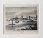 Gravure Tiel aan de Waal, Antiek en Kunst, Ophalen of Verzenden