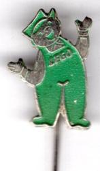 LEGO mannetje groen op zilverkleurig speldje ( W_333 ), Verzamelen, Speldjes, Pins en Buttons, Verzenden, Nieuw, Merk, Speldje of Pin