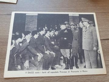 Italië ansichtkaart Benito Mussolini Propaganda Fascista beschikbaar voor biedingen