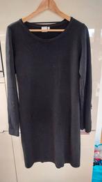 Zwart dik katoen met acryl jurkje. Object, maat L., Maat 38/40 (M), Zwart, Object, Ophalen of Verzenden