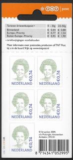 Kaartje Beatrix Vba2620 5 x € 0,74 Ets W1W1W5W1 TNT post., Ophalen of Verzenden, Na 1940, Postfris