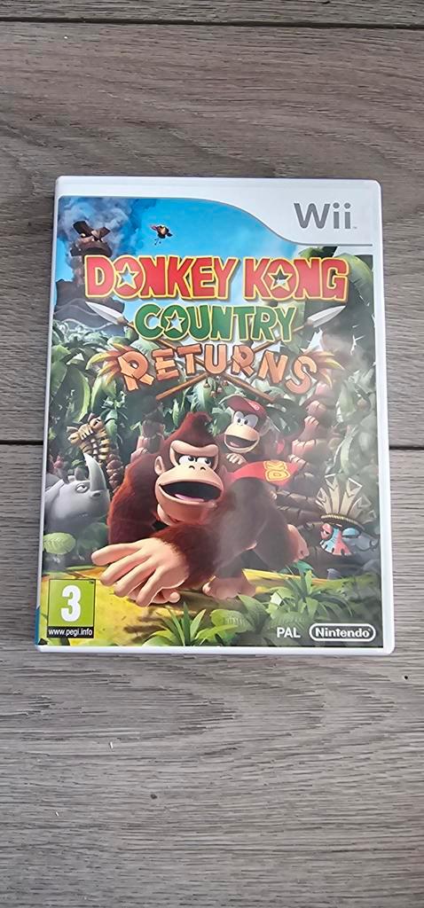 Donkey Kong Country Returns - Nintendo Wii, Spelcomputers en Games, Games | Nintendo Wii, Gebruikt, Platform, 2 spelers, Vanaf 3 jaar
