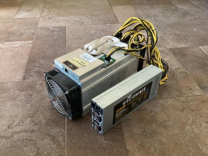 Antminer S9 met Octominer met  voeding, Computers en Software, Overige Computers en Software, Gebruikt, Ophalen of Verzenden