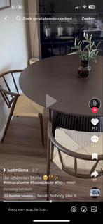 4 Nieuwe gevlochten stoelen, Huis en Inrichting, Stoelen, Ophalen, Bruin, Nieuw, Vier