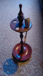 Houten pijpenstandaard met asbak, Ophalen