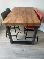Mangohout bartafel, Ophalen, 100 tot 150 cm, 50 tot 100 cm, Zo goed als nieuw