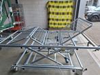 Hoog-laag bed thuiszorgbed verpleegbed met matras en topper, Ophalen, Gebruikt