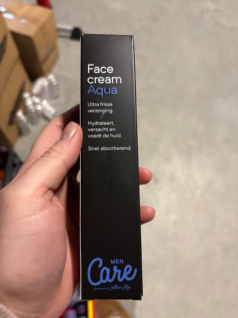 6x Men Care Face Cream Aqua - Hydraterende gezichtscreme, Ophalen of Verzenden, Nieuw, Gehele gezicht, Verzorging