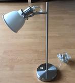 Bureaulamp wit, Huis en Inrichting, Lampen | Tafellampen, Ophalen of Verzenden, Zo goed als nieuw, Minder dan 50 cm