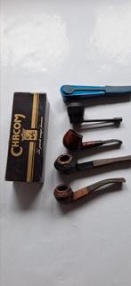 5 oude pijpen, Ophalen of Verzenden, Gebruikt, Tabaksdoos of Verpakking