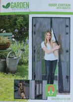 Garden, magnetisch vliegengordijn, zwart (Nieuw), Doe-het-zelf en Verbouw, Deuren en Horren, Kunststof, 80 tot 100 cm, Overige typen