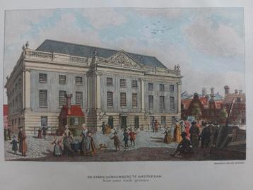 25 / Chromo litho 1910 van de Stads Schouwburg te Amsterdam beschikbaar voor biedingen