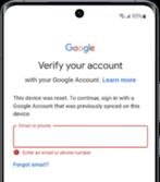 Samsung Galaxy Google Account vergeten ? we fix it, Ophalen