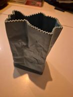 Rosenthal Tapio Wirkkala paperbag vaas lichtblauw, Blauw, Ophalen of Verzenden, Minder dan 50 cm, Glas